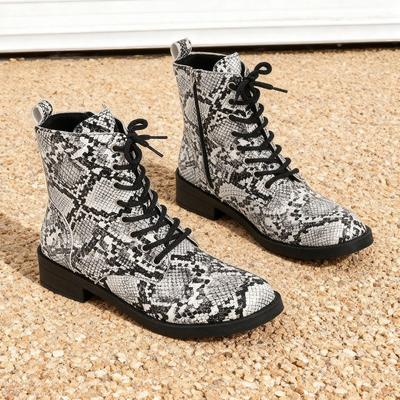 Ботильоны до щиколотки на среднем каблуке с острым носком для женской новой модной обуви больших размеров и женской обуви