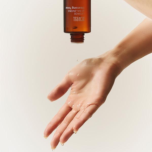 ACWELL Очищающий тоник для балансировки pH солодки 150 мл