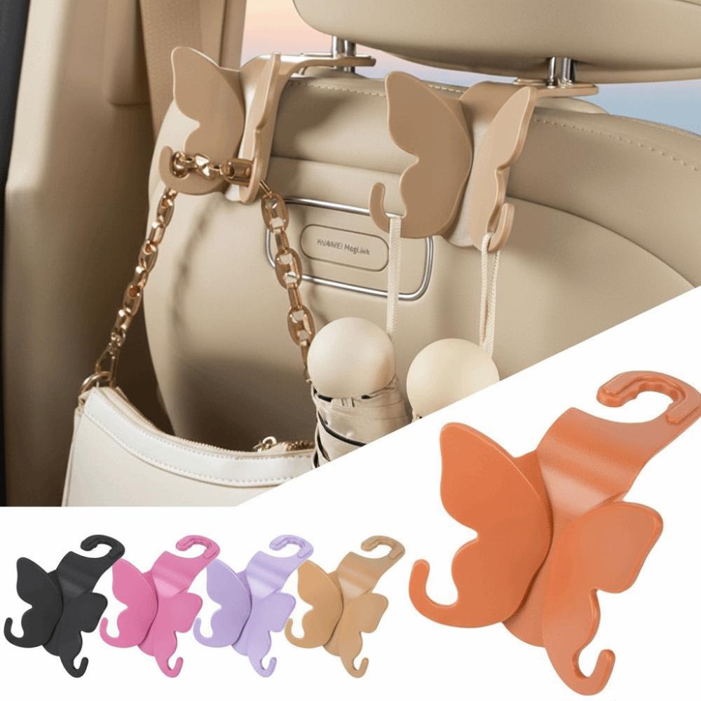 Butterfly Shape Headrest Hanger Hidden Hook Car Seat Back Organizer Car Seat Hook Backseat