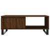 Coffee Table Brown Oak Look 90 x 60 x 35 cm Engineered Wood