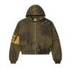 Y2K Camo Print Zip Up Hoodie Couples American Vintage Streetwear Loose Fit Long Sleeve