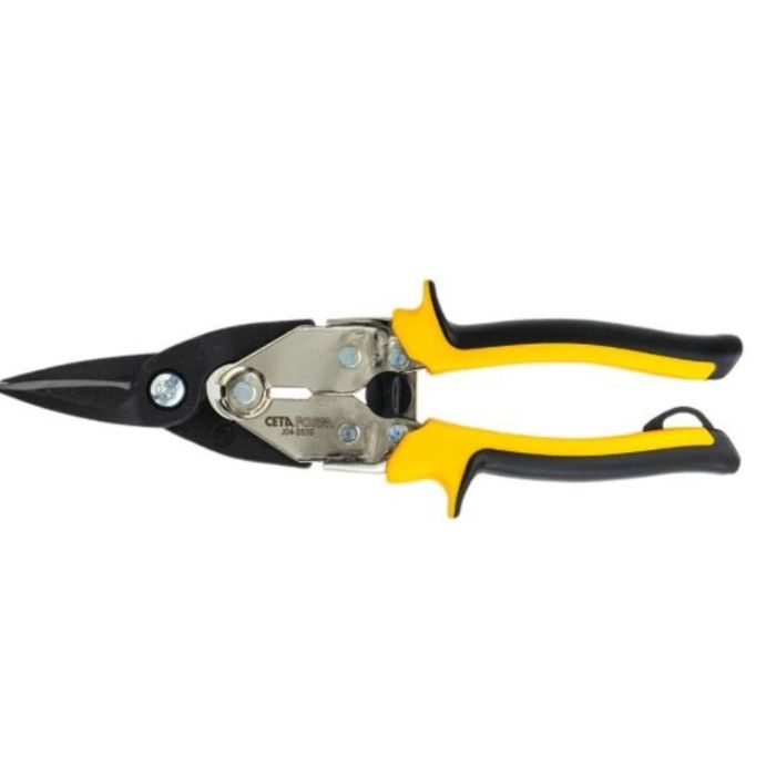 Cisaille à tôle type aviation, coupe droite, L. 250mm