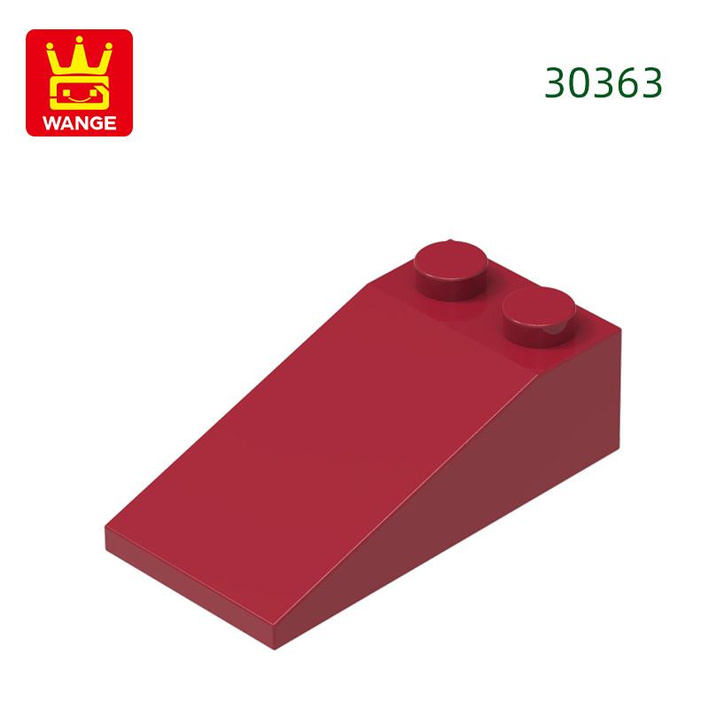 Нетоксичный 62 шт./лот 30363 Скат 18 2x4 отверстия Наклонный 2 ряда Кирпичик Moc Цветные Аксессуары Совместимые с Кирпичиками DIY Детская Игрушка