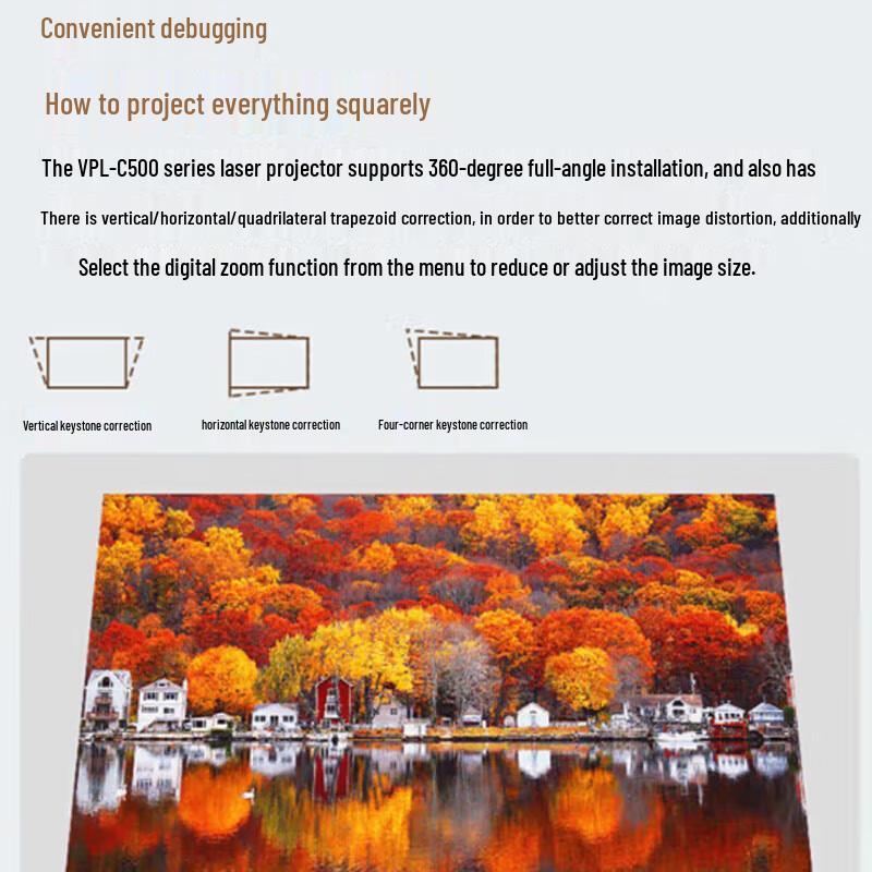 Sony VPL-C500XZ Business Laser Projector (CN version)