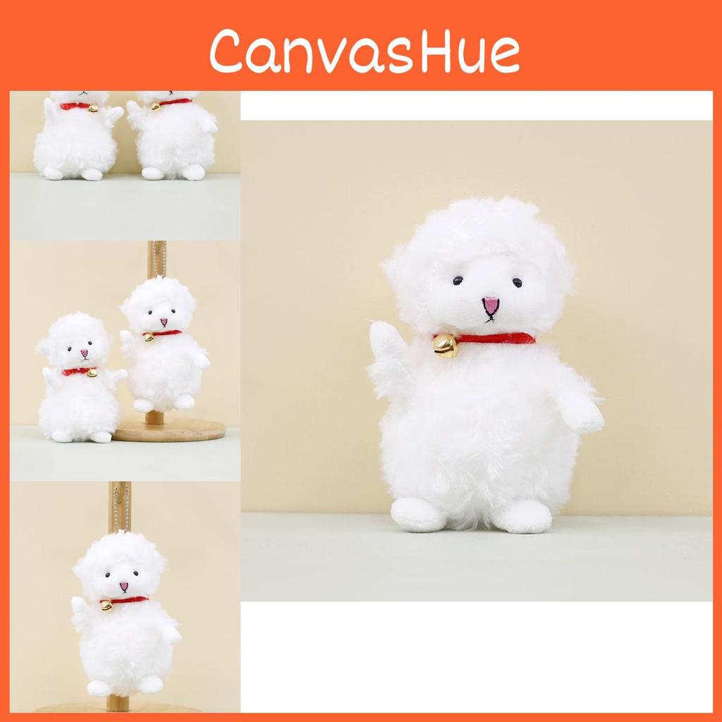 Soft Plush Sheep Keychain Lovable Fluffy Lamb Figurine With Pp Cotton Filling
