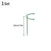 A Set of 12 Floors -Plant Support Pile Half Round Climbing Vines Stake Bonsai Fixing Rod Garden Plant Stake Holder Flower Ring Support Rack