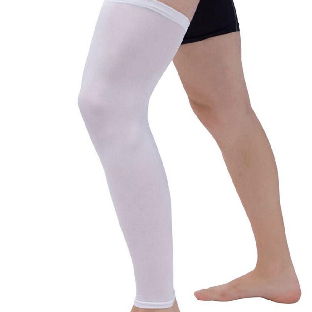 High Elasticity Knee Calf Sleeves Anti-UV Leg Warmers Long Compression Leg Sleeve for Men Women