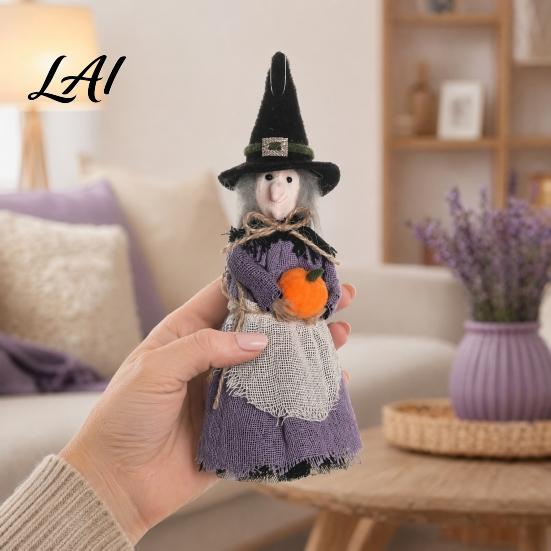 Cool Halloween Decorations Decoration Realistic Ghost Festival Broom Home Decor Witch Ornament Festive Atmosphere Tabletop Decoration Holiday