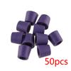 Universal 50 pcs/set AC 1/4" Charging Hose Manifold Repair Gasket O-ring Replacement Rubber Dark Purple
