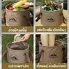 10L Camping Bucket Waterproof Water Storage Bucket Portable Water Bag Foldable Basin With Handle Camping Supplies