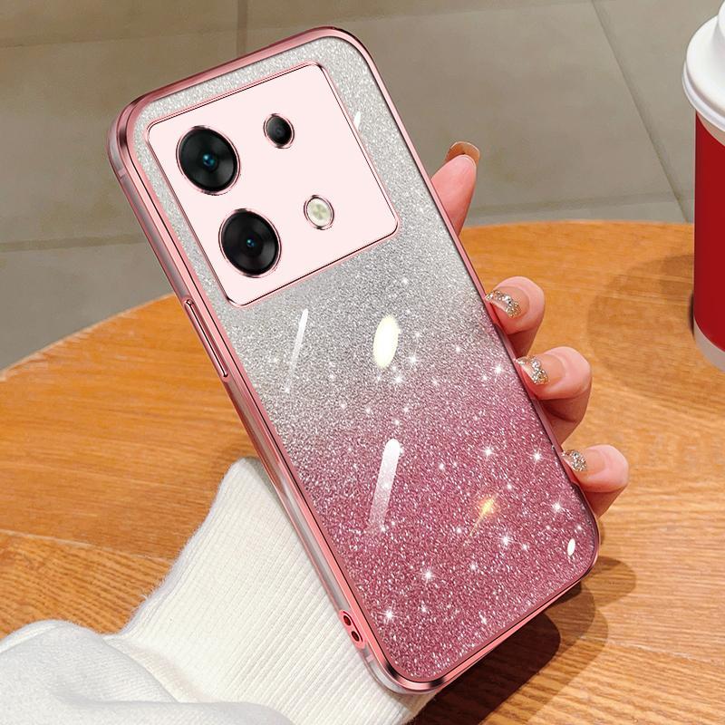 Чехол для Infinix Zero 30 4G Zero30 5G X6731B X6731, мягкий силиконовый чехол с кромкой, блестящий чехол из ТПУ для телефона, задняя крышка