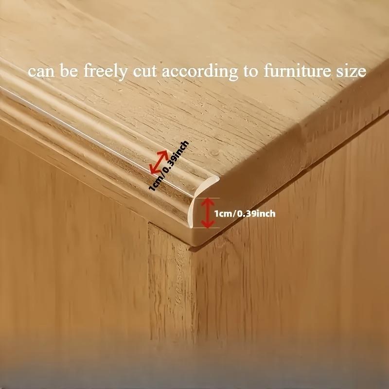 100см-500см Защитная кромка для мебели Бытовая противоударная полоса Прозрачная L-образная противоударная полоса Защита углов и кромок