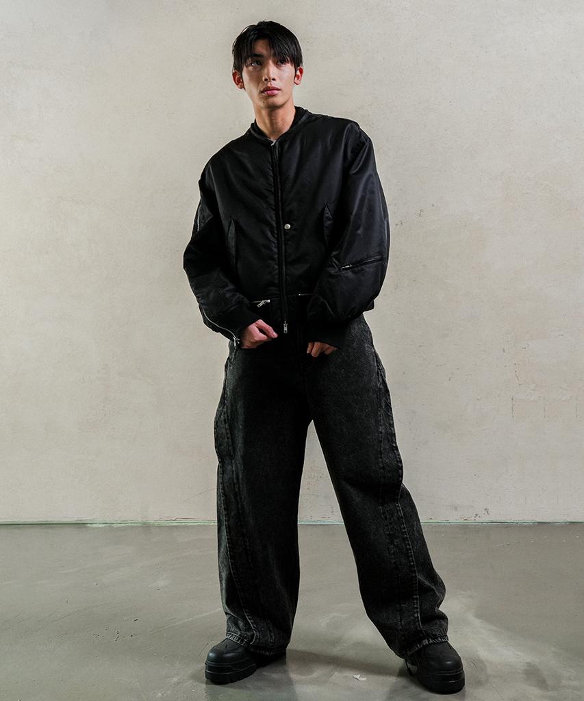 Grailz Multi Zipper Ma-1 Jacket [Black]