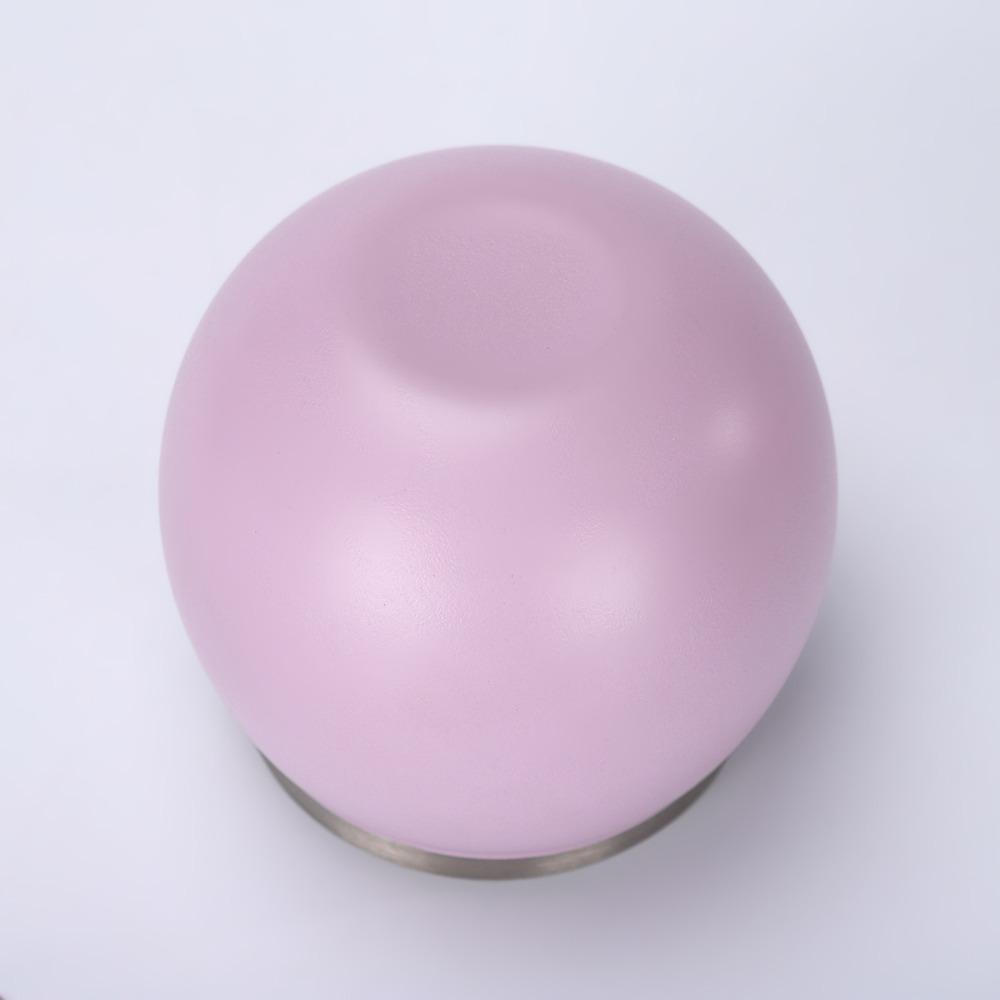 Мини-кружка для мате с двойными стенками (Аргентина) с соломинкой и крышкой, из нержавеющей стали, портативная, в форме яйца, 5 унций, стакан-термос, для улицы