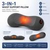 Heating Lumbar Support Pillow Vibration Waist Support Pillow Relaxation Massage Pillow Lying Flat