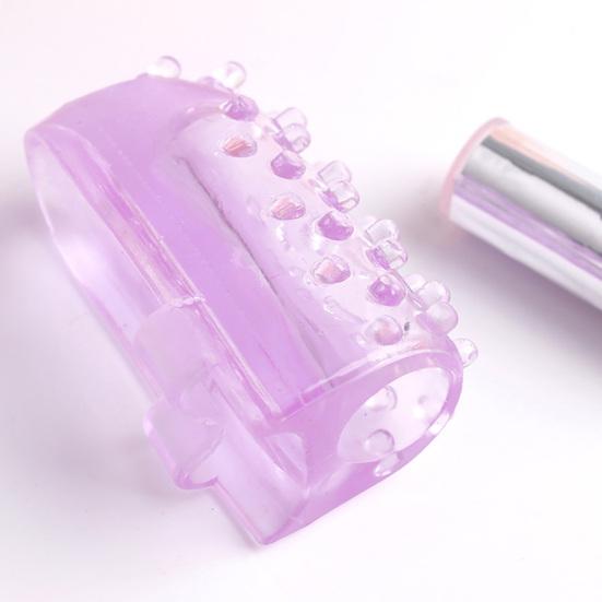 Finger Vibrator Skin-friendly Waterproof Mini Powerful Finger Vibrator for Sex