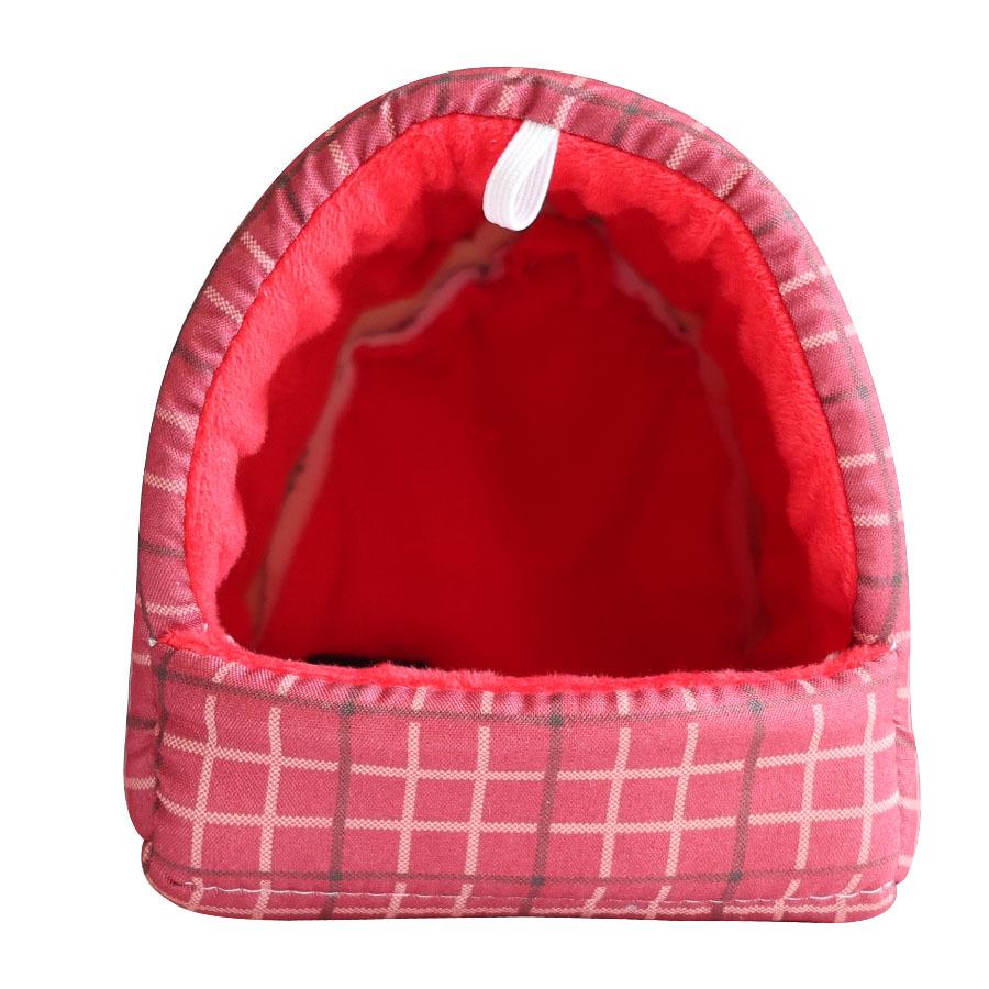 Попугай Теплый Гамак: Хлопковое гнездо из тигровой шкуры для мелких домашних животных, таких как хомяки, ежи, белки и морские свинки