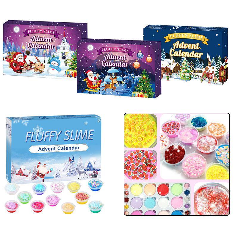 Fluffy Slime Advent Calendar For 24 Days Of Christmas Joy And Surprises**