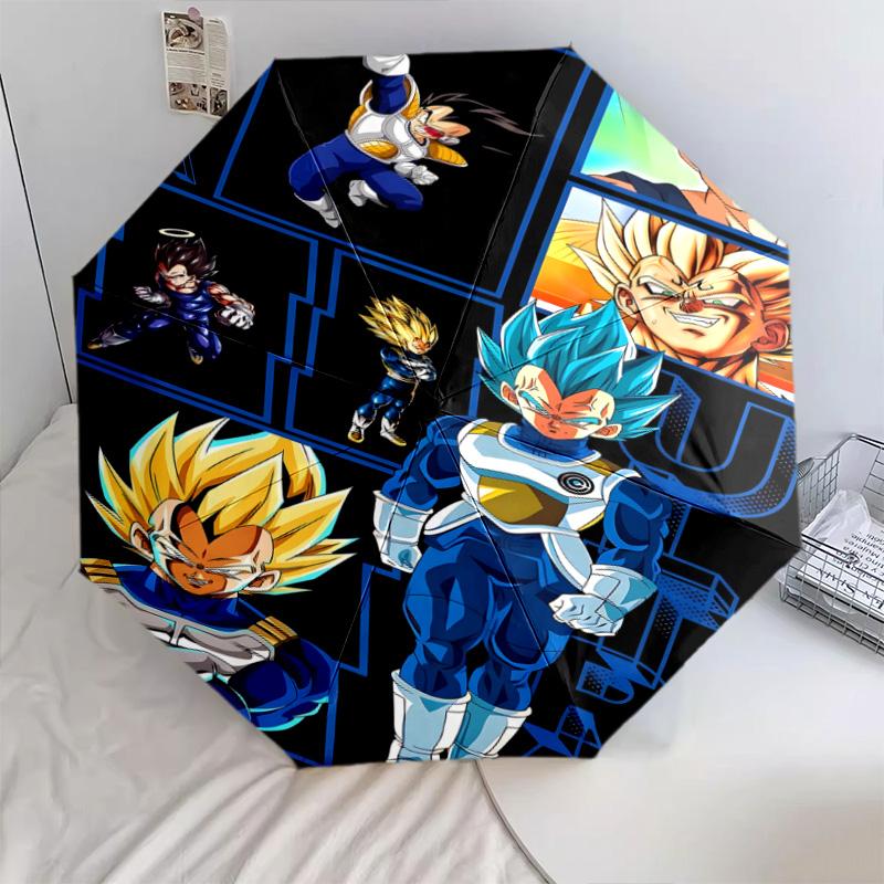 1 шт. Автоматический складной зонт - Узор Dragon Ball Super Портативный складной дизайн с 8 спицами Рождественские и Новогодние подарки