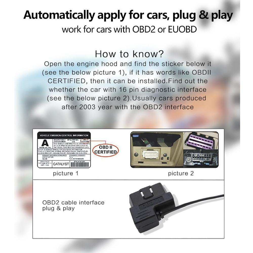 Диагностический инструмент OBD2 Автомобильная электронная цифровая охранная сигнализация HUD-дисплей Автомобильный проекционный дисплей спидометр