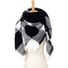 Spring Autumn Winter Shawl Ladies Plaid Triangle Scarf