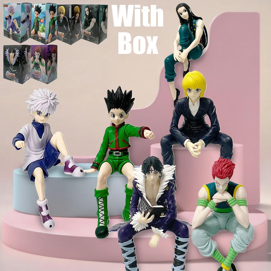 14-23см Hunter x Hunter Хролло Люцифер Аниме Фигурка Паук Хисока Фигурка Действия Killua Zoldyck Kurapika Модель Игрушки
