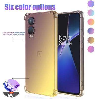 Гибкий градиентный цветной чехол TPU для OnePlus Nord 4 3 N30 SE CE4 CE3 Lite N300 N20 2T ударопрочный силиконовый прозрачный чехол