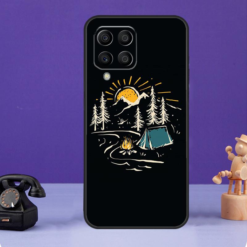 Чехол Nature Camping Art для Samsung Galaxy M55 M21 M31 M51 M12 M32 M52 M20 M13 M23 M33 M53 M14 M34 M54 M30s