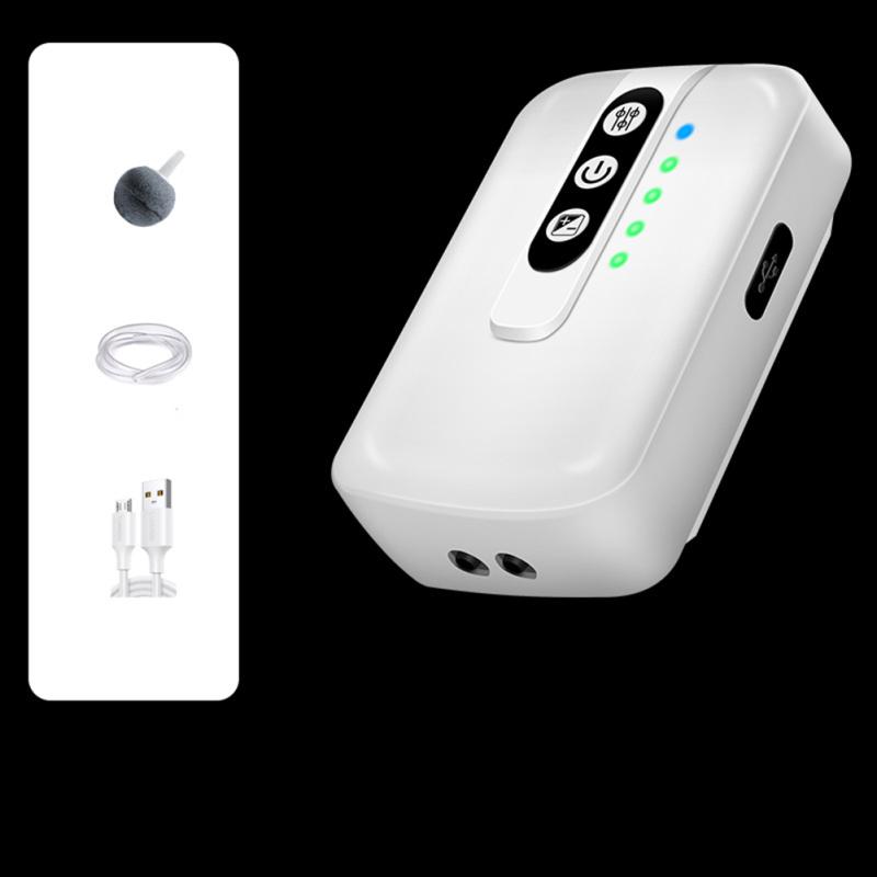 Портативный кислородный насос USB перезаряжаемый открытый ультра бесшумный воздушный компрессор для аквариума