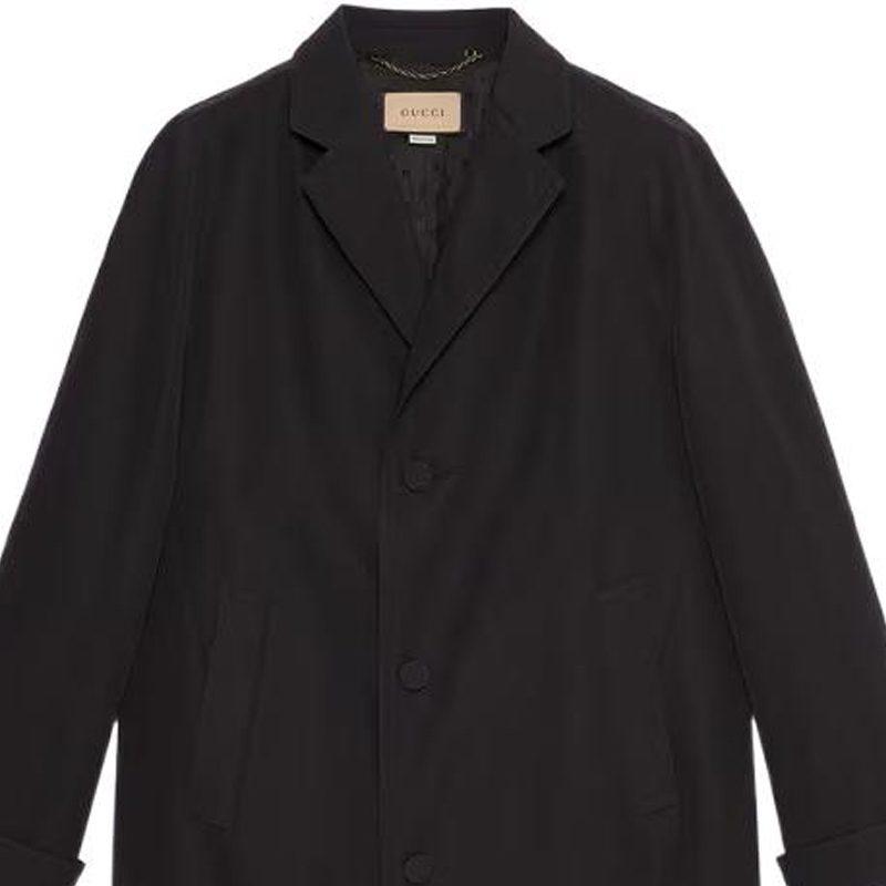 Gucci Тренч мужской SS23 Черный 721565-ZAK7W-1000