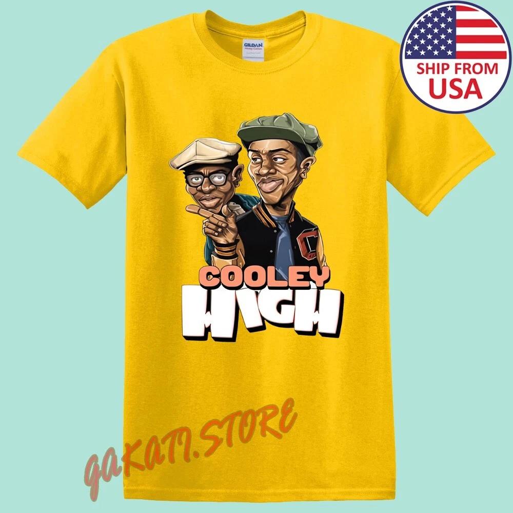 Cooley High Cartoon TV Show Men's Daisy Yellow Size S-5XL