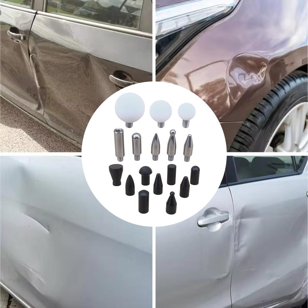 Инструмент для ремонта вмятин автомобиля Молоток Насадка для выстукивания Комплект Насадки для выравнивания Молоток для выравнивания Насадки для удаления вмятин автомобиля Повреждения от града