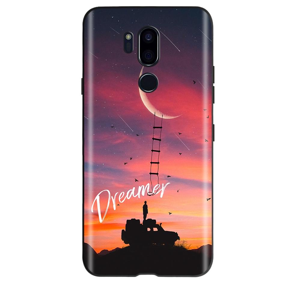 Для LG G7 ThinQ Чехол G710 LM-G710 Милый Кот Бабочка Ударопрочный Мягкий Силиконовый Чехол для Телефона Для LG G7 ThinQ Задняя Крышка 6.53'' Coque