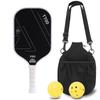 Professional Carbon Fiber Pickleball Paddle 16mm Thickness T700 Grade 12K Graphite Matte Finish Lightweight Indoor Outdoor