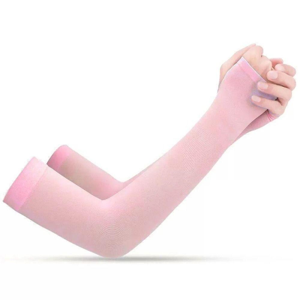 Ice Silk Cool Hand Sleeves Summer Arm Sleeve New Long Sleeves Women Men