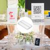 5/10/20pcs Place Card Holder Acrylic Table Sign Holder Table Number Holders Name Card Stands for Photo Menu Display Clear