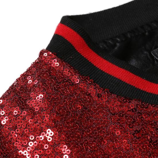 Мужская куртка с блестками и воротником-стойкой, блестящие длинные рукава, облегающий кардиган на молнии, средней длины, сценическое шоу, танцевальное пальто