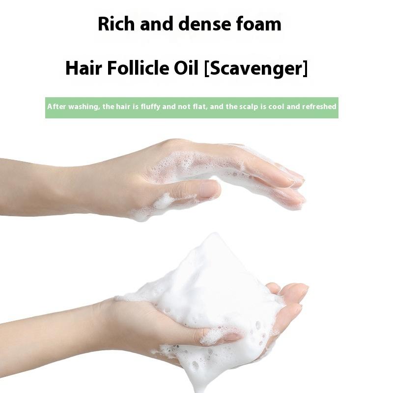 Крем для очищения волос с морской солью, освежающий, контролирующий жирность, пушистый скраб для кожи головы, разглаживающий и увлажняющий домашний шампунь