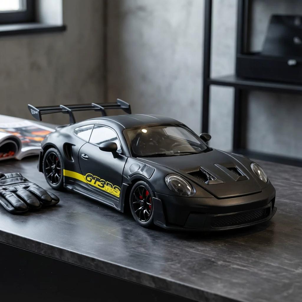 1:24 911 GT3 RS Сплав Спортивный Автомобиль Модель Коллекция Украшение Игрушечный Транспортное Средство Литье под Давлением Миниатюра Voiture Подарок Парню