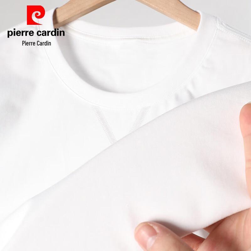 Pierre Cardin Мужская футболка с коротким рукавом и круглым вырезом, 100% хлопок