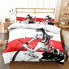 Japanese Samurai Bedding Set Soft Duvet Cover Set Men Teen Bedroom Single Double King Size Duvet Cover Pillowcase Boy Gift