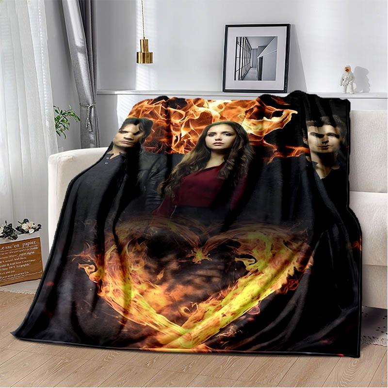 3D Klaus Mikaelson printed blankets picnic blanket Warm Flannel blankets Soft and comfortable blanket bed linings Birthday Gift