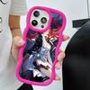HSR Himeko Чехол для мобильного телефона из ТПУ с волнистым краем для iPhone 17 16 15 14 13 12 11 Air Pro Max Plus Цветная крышка