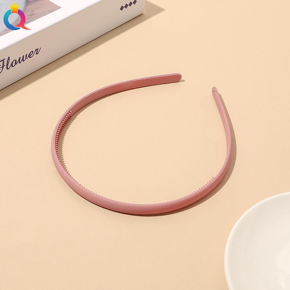 Нескользящая зубчатая повязка на голову с нажимом на волосы, челка, сломанная повязка на голову, простая черная коричневая повязка на голову для женщин