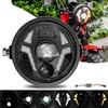 Honda CT125 Hunter Cub LED Headlight with High Beam and Low Beam for CT125 Custom Parts Mechanical DRL, Switching, JA65, (Multi-Function Headlight)