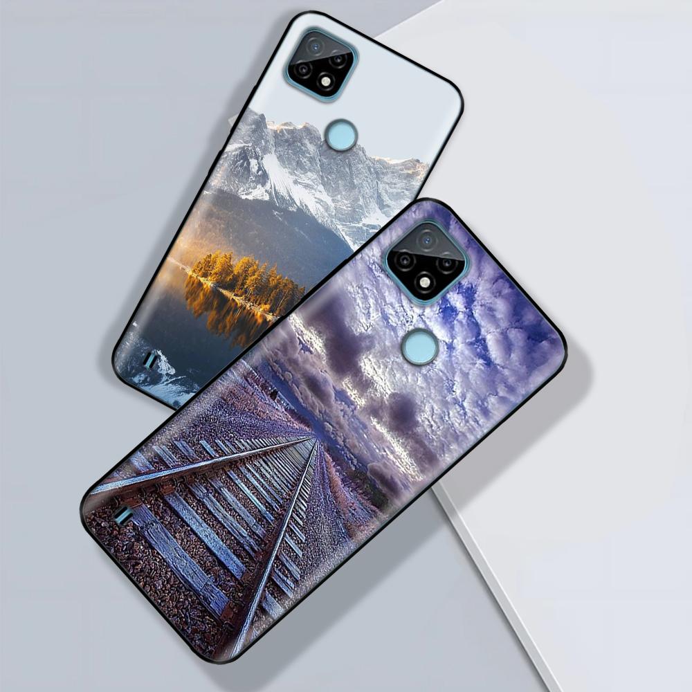 Чехол для Realme C21 Силиконовый Мягкий Милый Мультяшный Расписной Чехол для Телефона для Realme C21 C21Y C25 C25s Чехлы RealmeC25 C 21 Fundas Capa