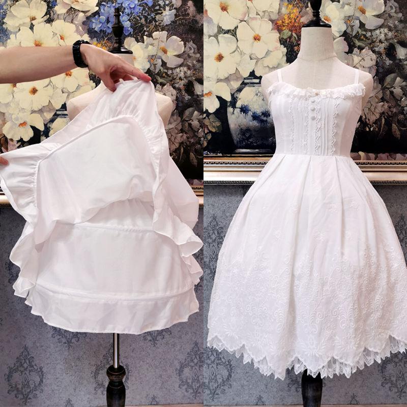 Женская юбка с подтяжками, пышная юбка для косплея, повседневная юбка в стиле Лолиты с рыбьей косточкой, регулируемая юбка с подъюбником, Кармен, юбка