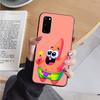 AS18 Spongebob Cartoon Black Case for Samsung Note 20 Lite S24 Ultra S23 S22 A05 A06 A11 A71 A15 A16 A13 A24 A25 A33 A52 A53 M55 M35 Sofe Cover