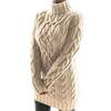 Women's Long Sweater Dresses Sexy Mini Knit Dresses Women's High Neck Plus Size Dresses