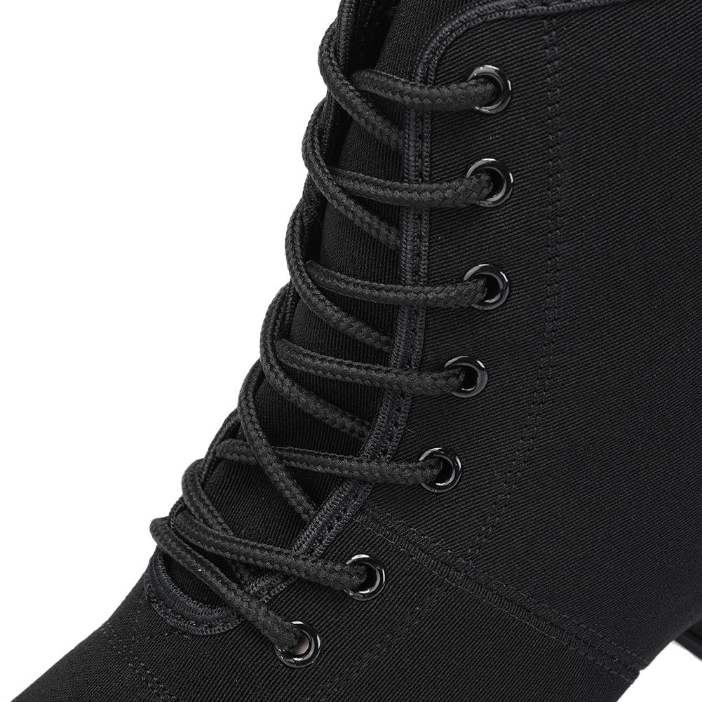 Женские ботильоны для бальных танцев с подошвой из ткани Оксфорд для тренировок и соревнований, современная танцевальная обувь